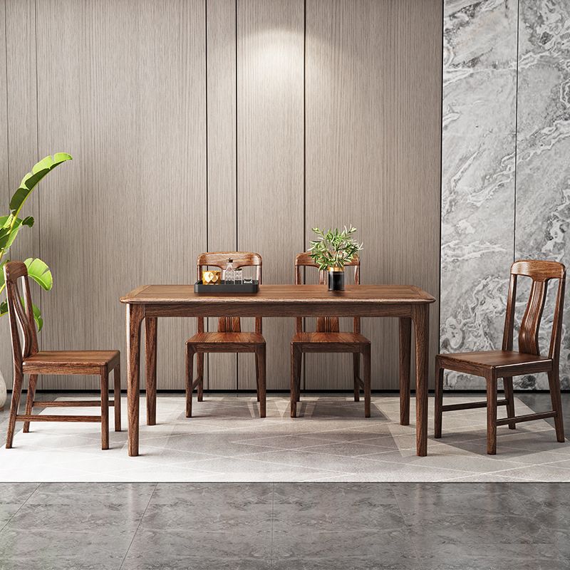 Traditional Style Solid Wood Rectangle Dining¬†Room¬†Set Standard Height Home Dining Table Furniture