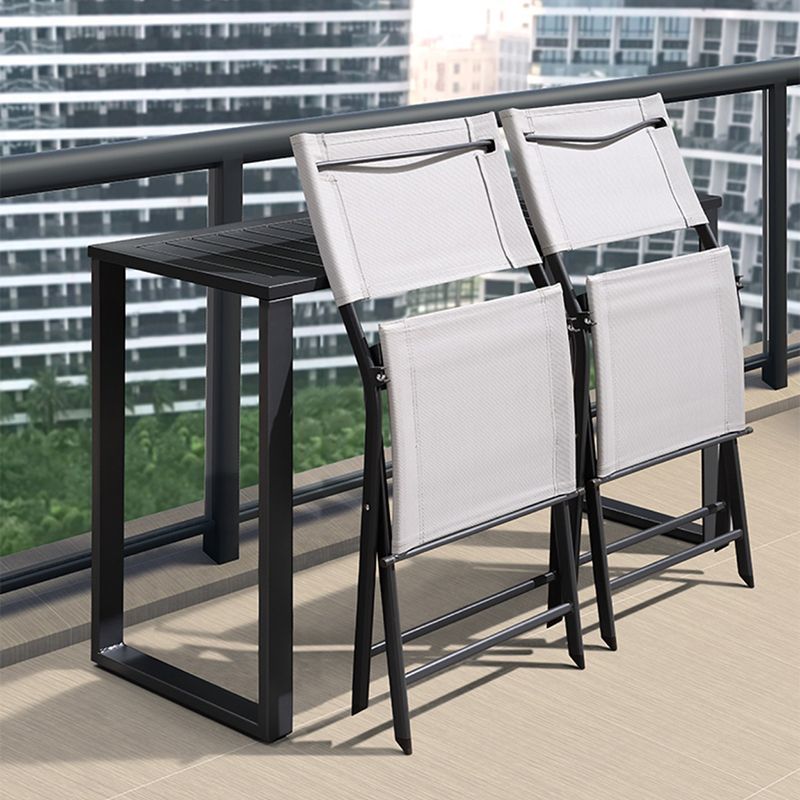 Modern Style 1/3/6 Pcs Dining Set Wood Rectangular Dining Table Set in Black