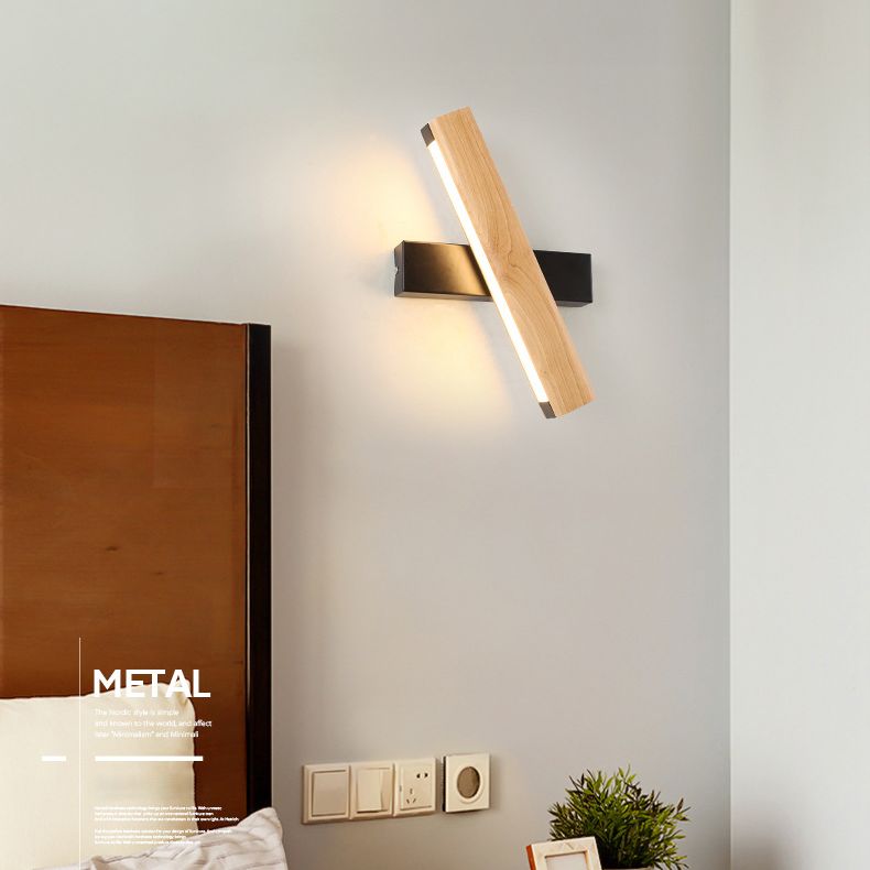 Moderna pared apliques ajustables luz giratoria de luz LED dormitorio de dormitorio de sala de estudio