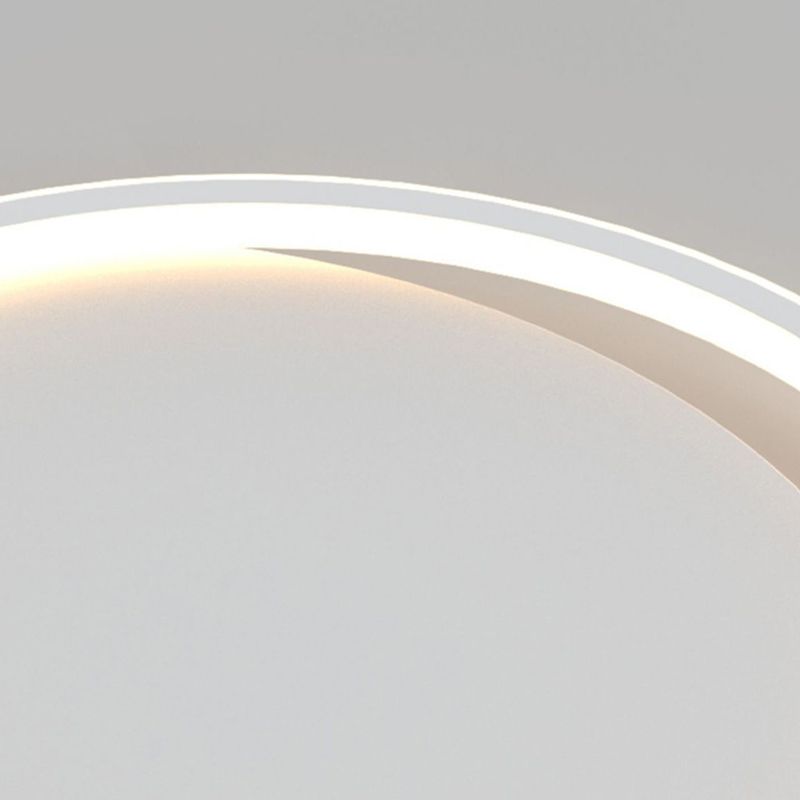 Modern Ceiling Light White LED Ceiling Mount Light with Acrylic Shade for Bedroom