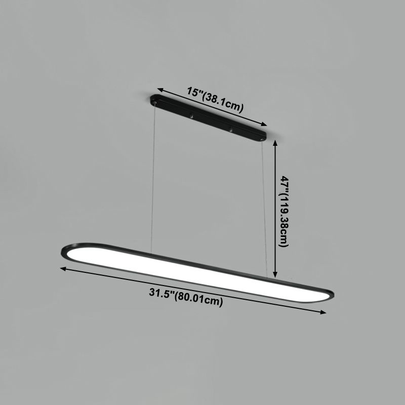 Lampada geometrica lampada da lampada da cucina contemporanea illuminazione acrilica