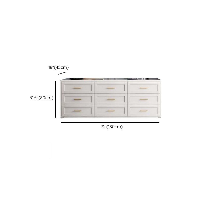 Classic Glam Storage Chest Solid Wood Storage Chest Dresser , 17.55 Inch Width