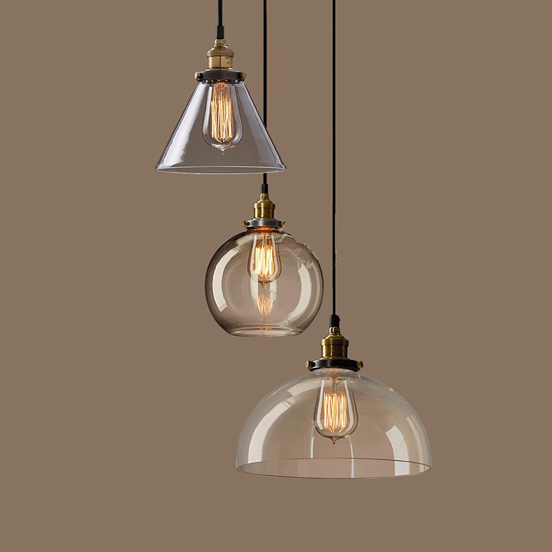 1 lumière suspendue au plafond suspension en verre contemporain suspension suspendue pour le restaurant