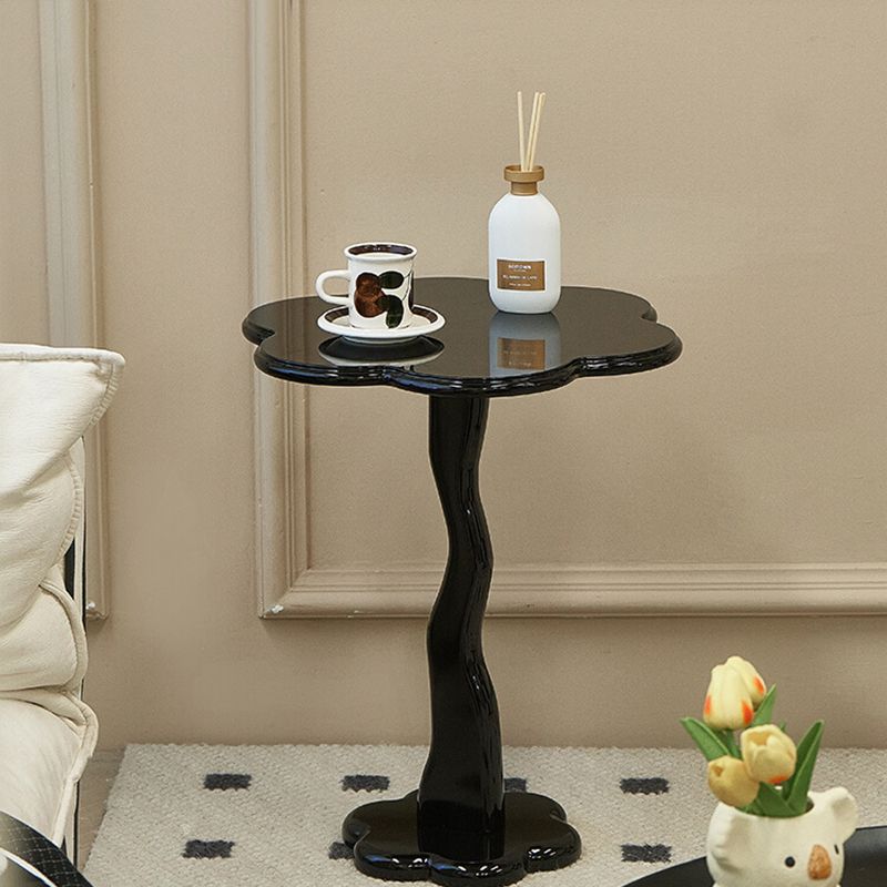 Modern Style Colored Irregular Side Table Wood End Table Set