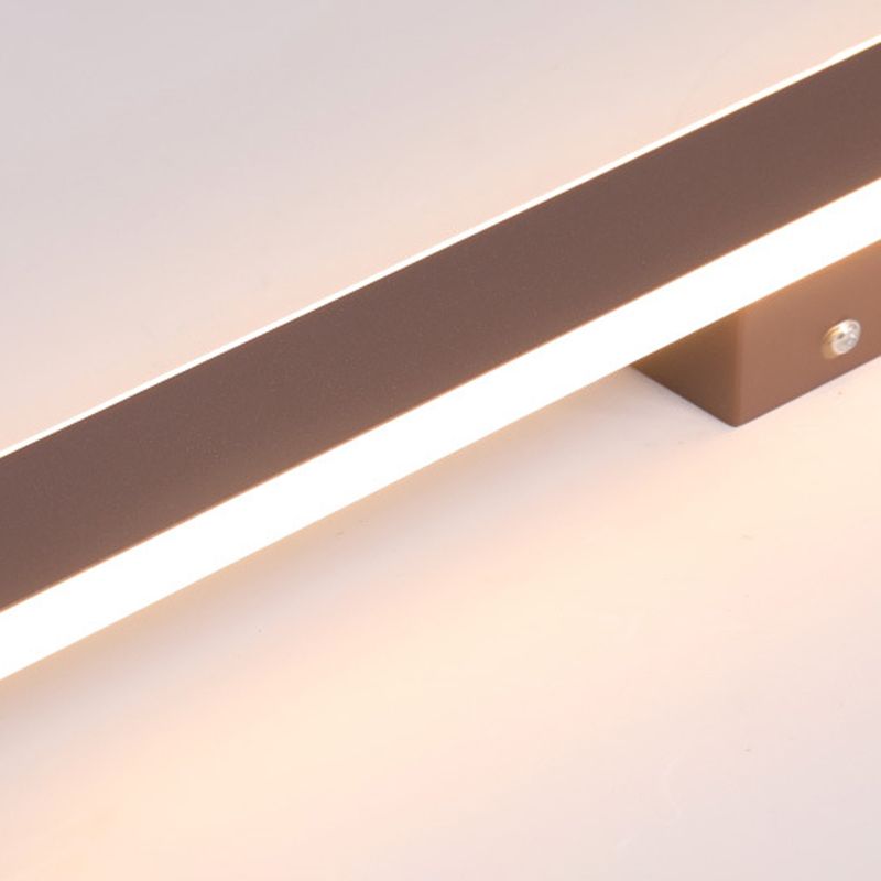 Plafonnier encastré linéaire à 1 lumière, nouveau plafonnier moderne en acrylique