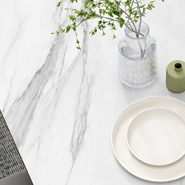 Midcentury Style Dining Room Collection Stone 4 Legs Dining Site Table