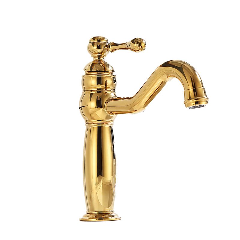 Deck Mounted Copper Roman Tub Faucet Low Arc Rotatable Roman Tub Faucet Set