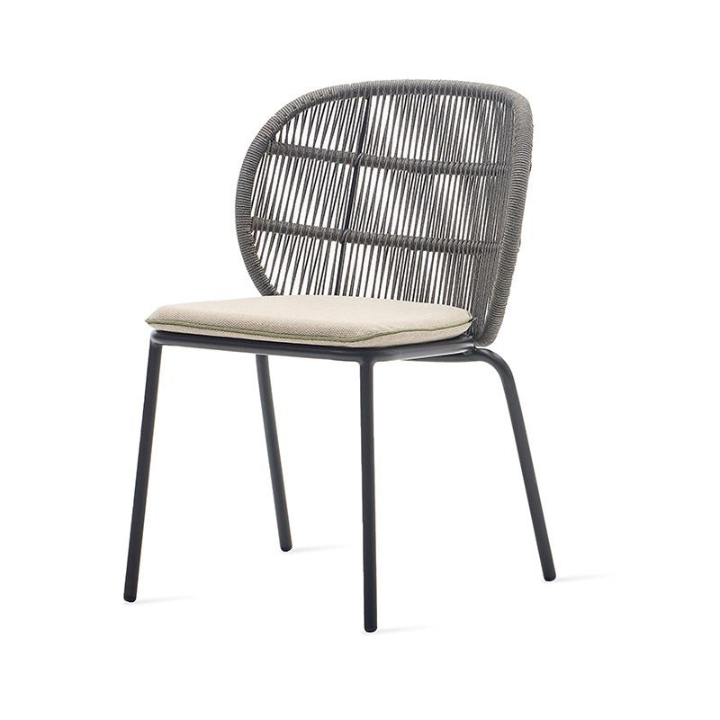 Boho Stone Dining Set 1/5/7 Piece Rectangular Dining Table Set for Outdoor