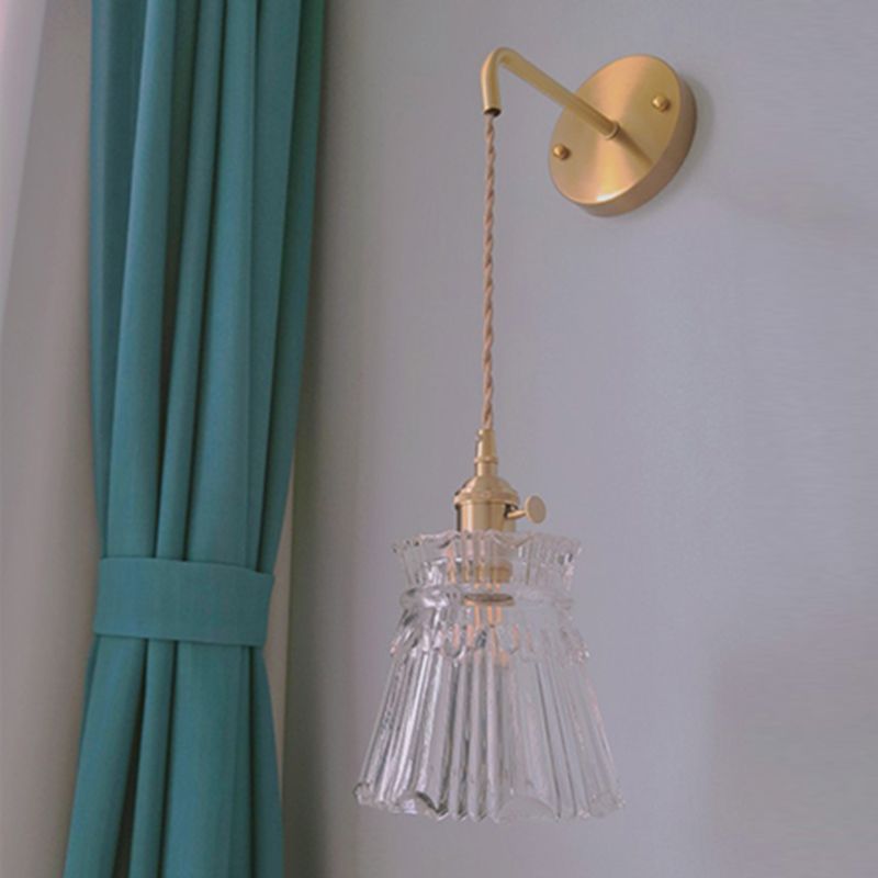 Gold Sconce Lights Modern Wall Lamp Fixture Mur Murding Affichage pour chambre à coucher