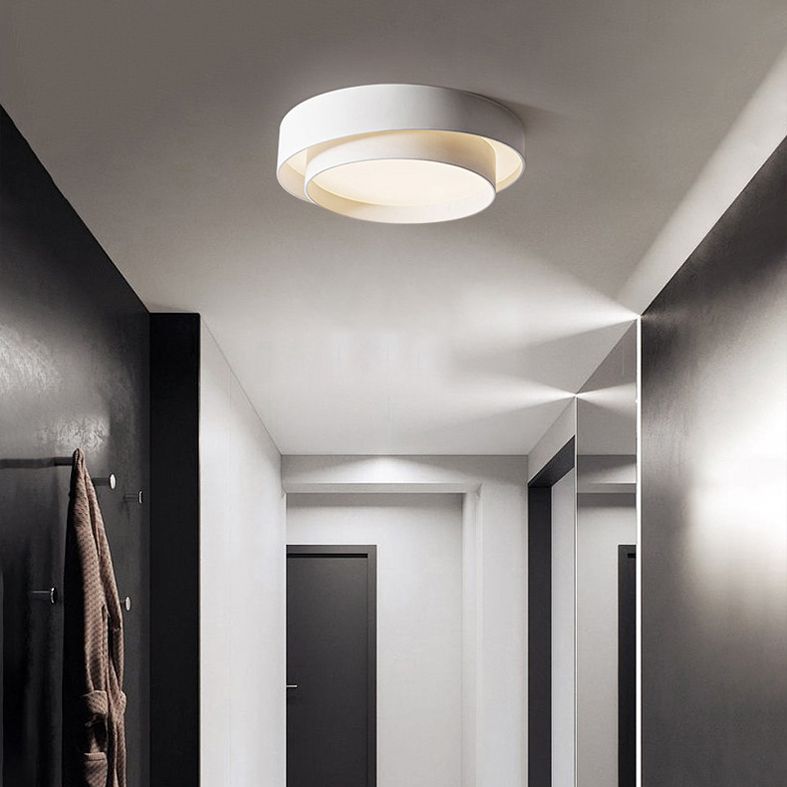 Luces de techo empotradas con pantalla acrílica de arte de hierro para sala de estar