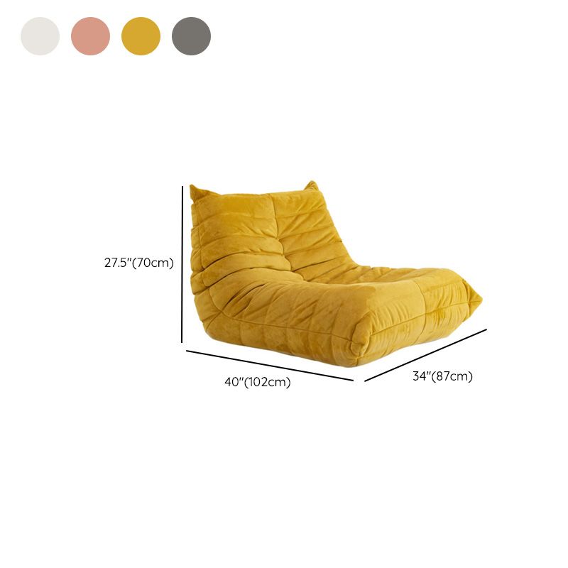 Contemporary Tufted Cushions Armless Living Room Standard Seating