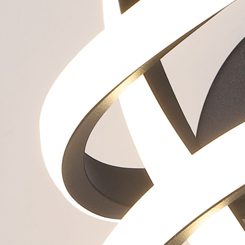 Metal Geometric Wall Sconce Contemporary 1 Light Wall Mount Light