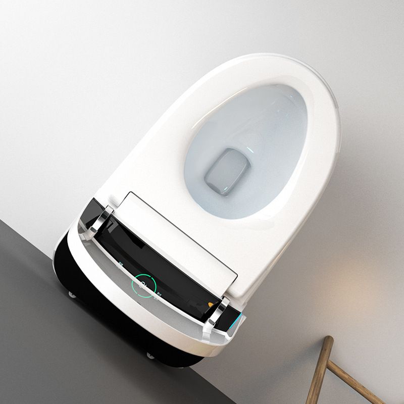 Modern One Piece Toilet Floor Mounted Ceramic Flush Toilet with Toilet Seat