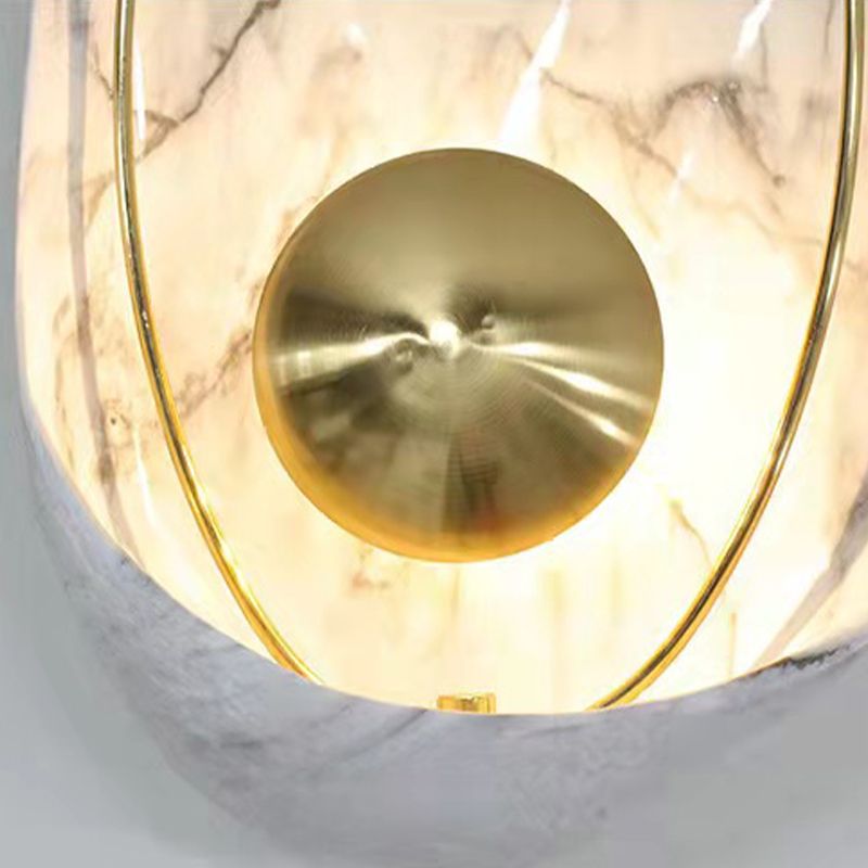 16" High Nordic Metal Wall Light Geometric LED Wall Sconce for Living Room