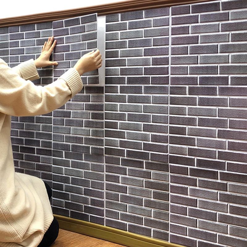 3D Plastic Backsplash Panels Industrial Waterproof Wall Paneling