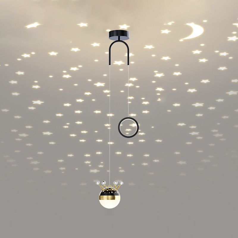 Modern Style Geometry Shape Hanging Lights Metal 2 Light Hanging Light Fixtures