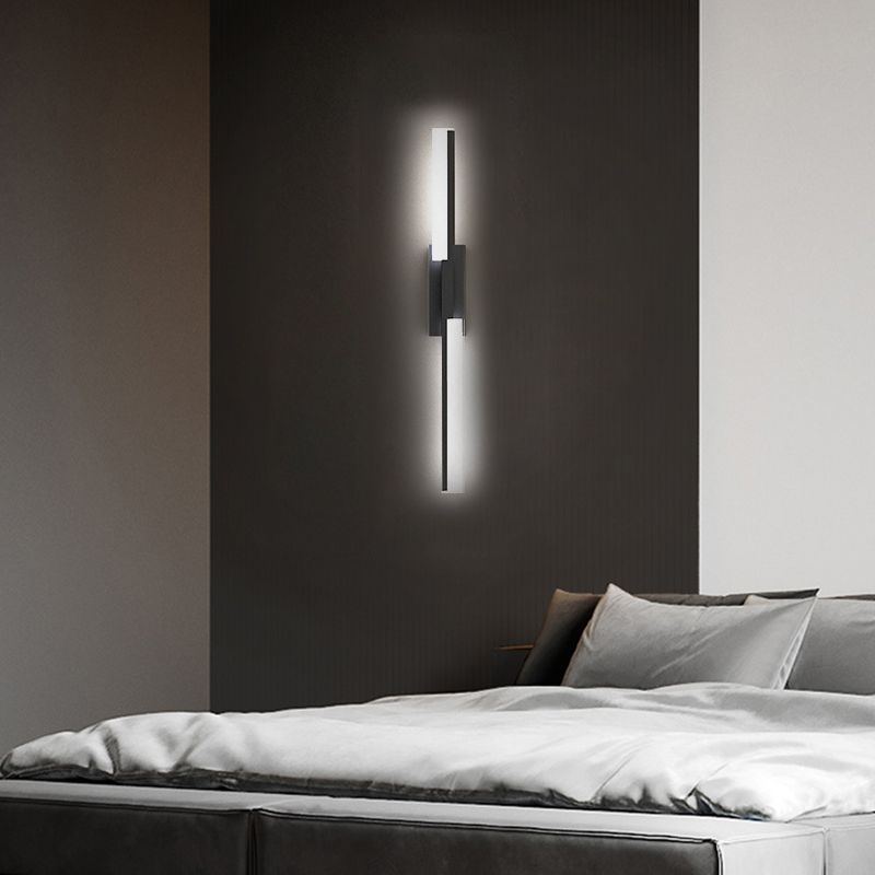 Linear Wall Light Wall Mounted Reading Lights Modern Bathroom Wall Sconces with Acrylic Shade