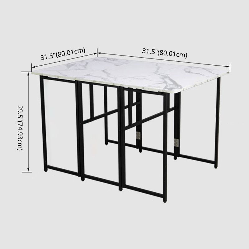 Moderne stijl traditionele hoogteset met afneembare bladtafel en bok