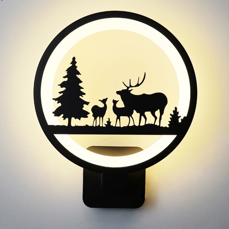 Lumière réglable 1 Applexionne de mur de nuance rond