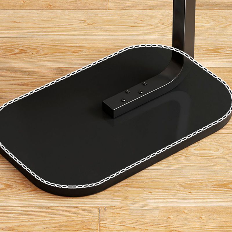 11" Wide Contemporary Corner Table Wood Oval Accent Side Table