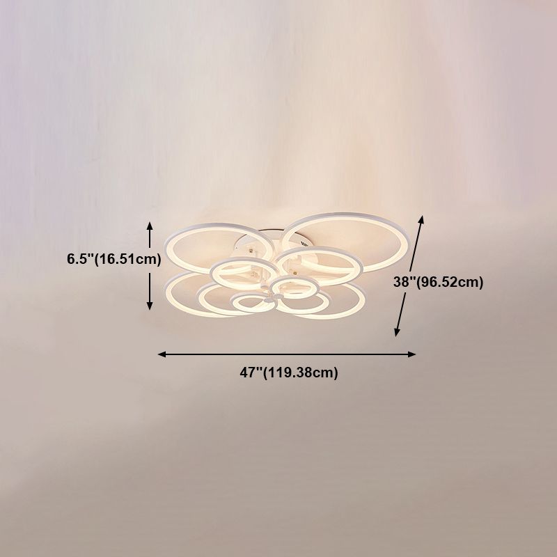 Luz de techo de estilo moderno Simplicidad Flush Mount Lighture para sala de estar