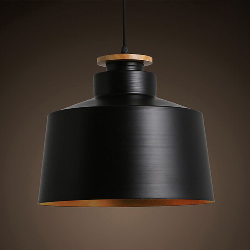 Modern Macaron Shaped Hanging Pendant Lights Metal 1 Light Hanging Ceiling Light