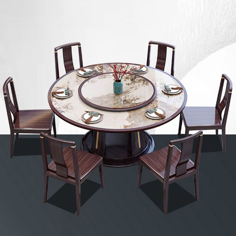 Modern 1/2/7 Pieces Furniture Round Stone Dining Set for Kitchen