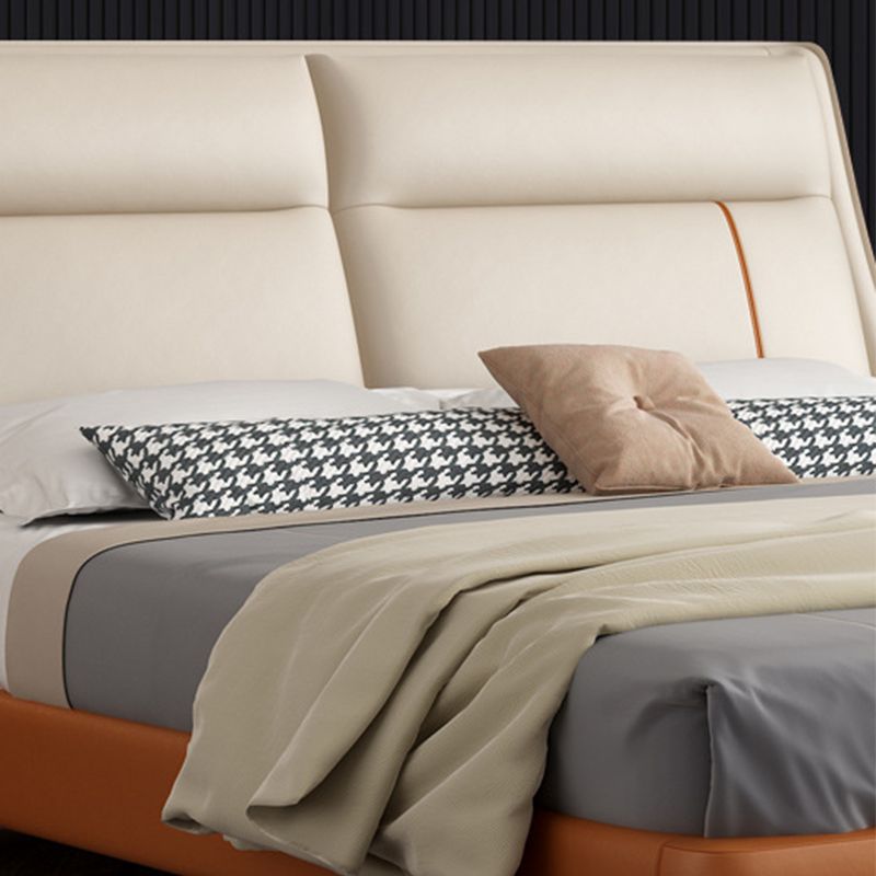 Glam Solid Wood Mattress Included with Headboard Panel Rectangular Bed Frame
