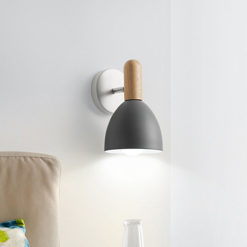 Wall Sconce Lighting Flared Modern Style Metal 1 Head Wall Mounted Light Fixture