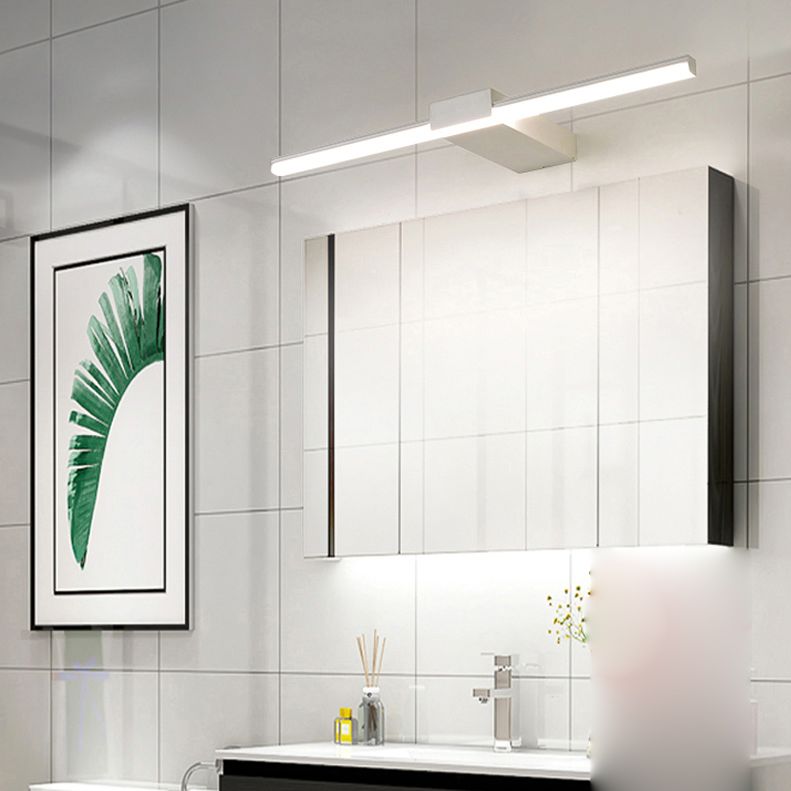 Modern Minimalist Style Linear Wall Mounted Vanity Lights Metal Vanity Wall Light Fixtures for Bathroom