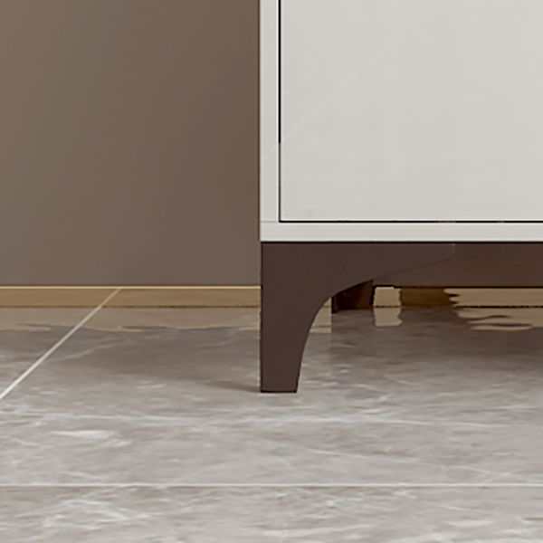 Contemporary Gray Makeup Table With Drawers 14.96 W x 29.52" H for Bedroom