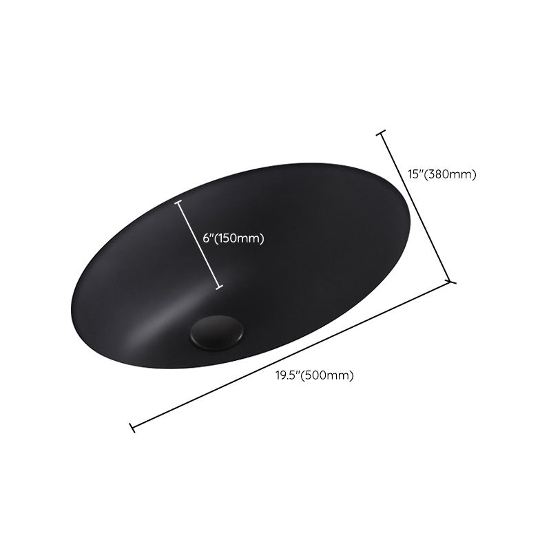 Black Undermount Vanity Sink Modern Porcelain Undermount Vanity Sink