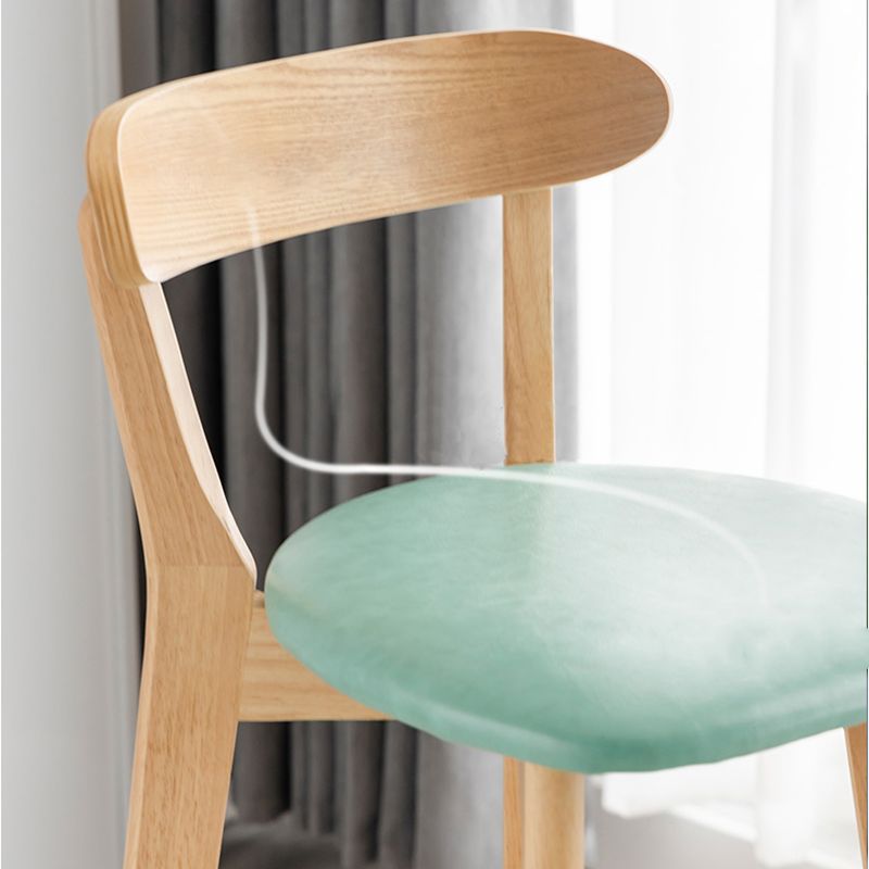 Nordisches Holz einfacher Barhocker 28 "H Indoor Tallhocker mit Polster