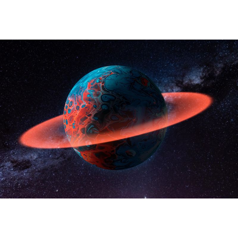 Universe Planet Environment Friendly Mural Wallpaper Novelty Style Wall Mural