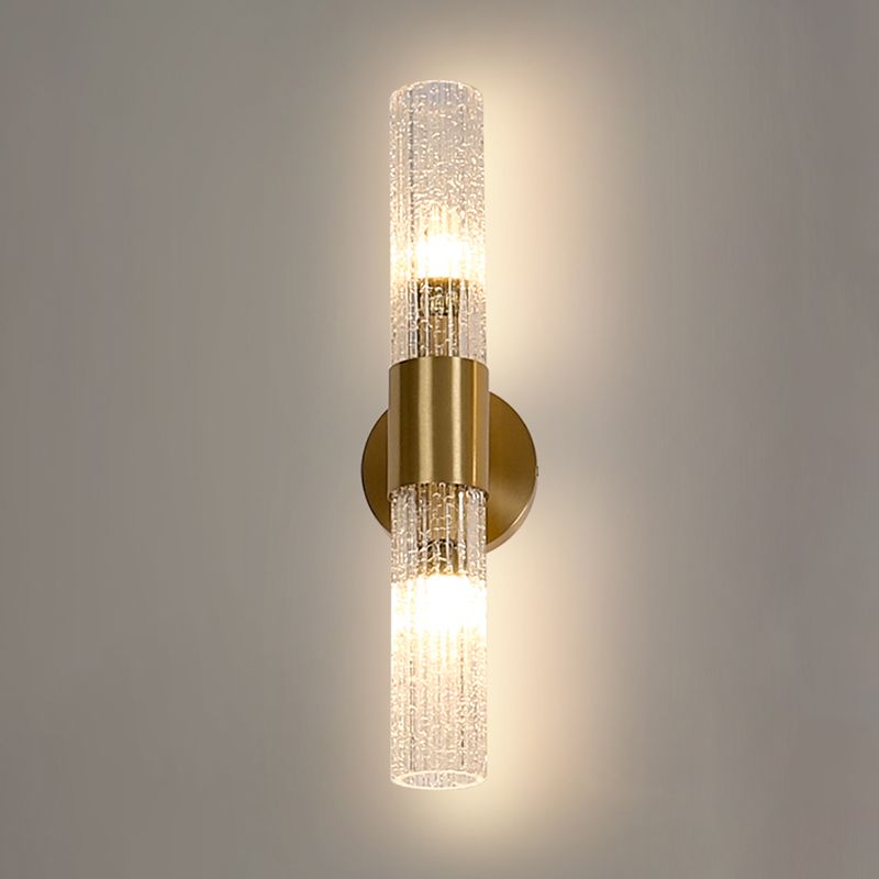 Modern Wall Light Fixture Minimalist Wall Light Sconce with Glass Shade for Bedroom