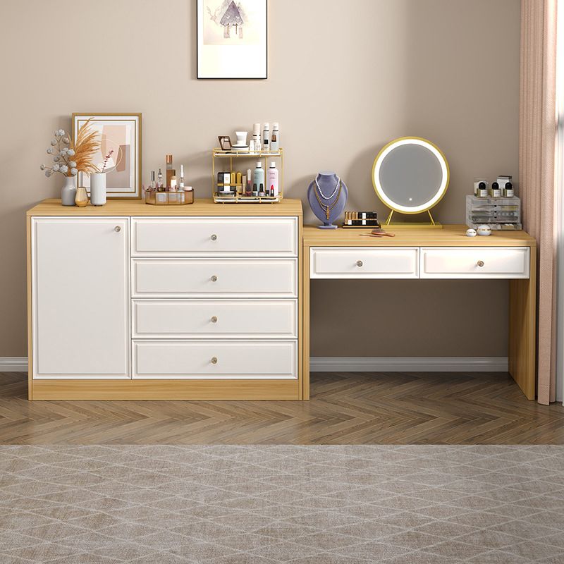 Classic Glam Storage Chest Dresser Wooden Dresser with Drawers