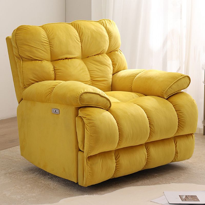 Scandinavian Upholstery Chair Velvet Standard Recliner with Independent Foot