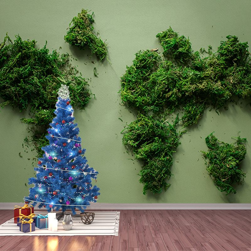 Environment Friendly Wall Mural Wallpaper Map Sitting Room Wall Mural