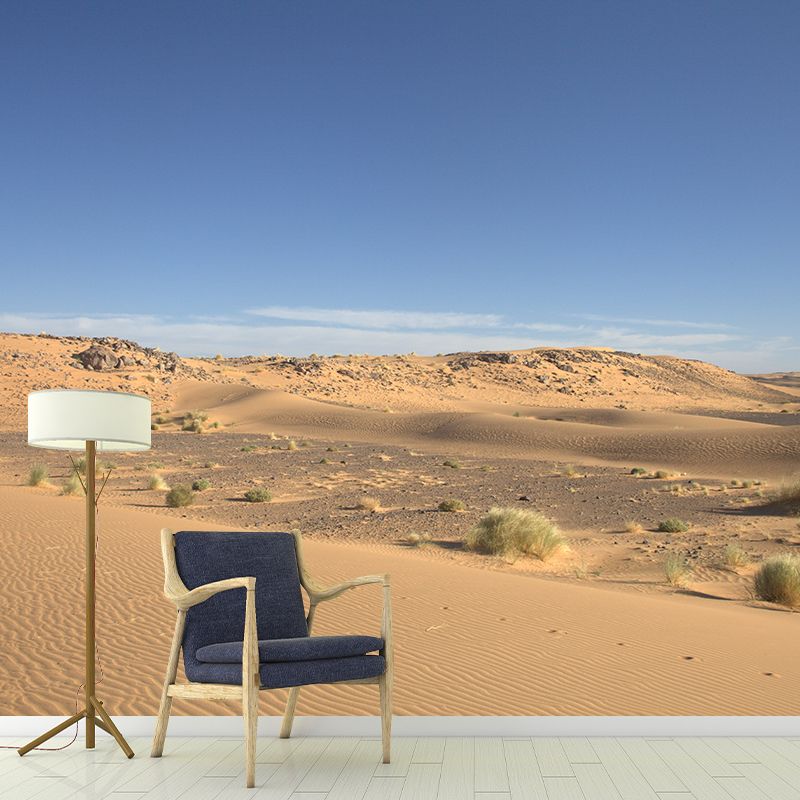 Desert Scenery Mural Decal Customized Contemporary Wall Covering for Bedroom