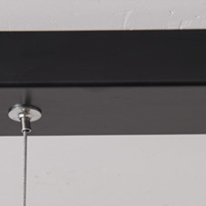 Apparecchi di illuminazione per isola moderna del soffitto lineare in legno per sala da pranzo