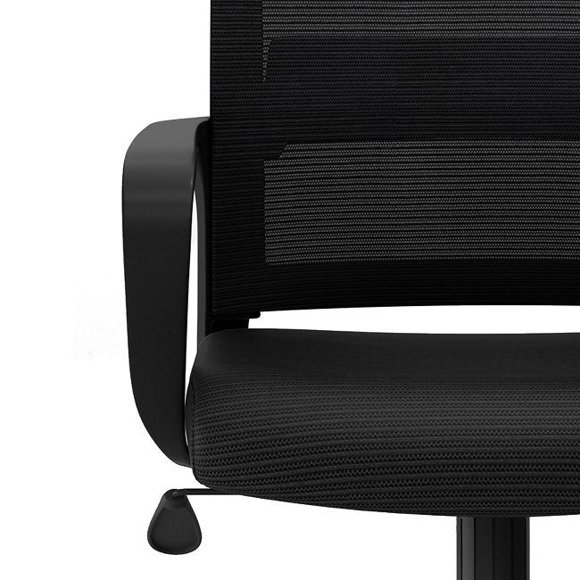 Modern Style Office Chair Fixed Arms No Distressing Desk Chair