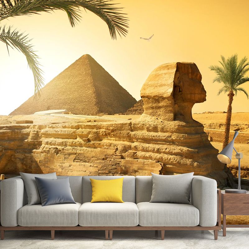 Whole Modern Wallpaper Mural Pastel Great Pyramid of Giza at Dusk Wall Covering, Custom-Printed