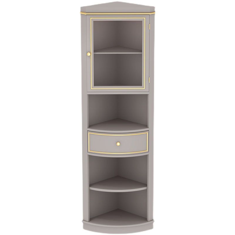 Modern Stain Resistant Chest Solid Wood Side Cabinet with Drawer