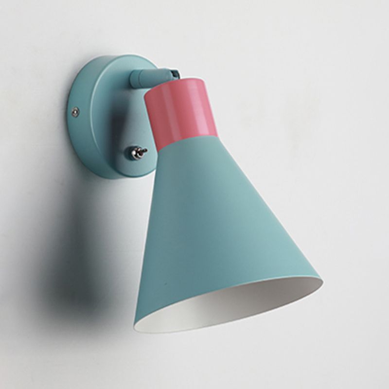 Geometric Wall Lamps Modern Style Metal 1 Light Wall Light Sconce