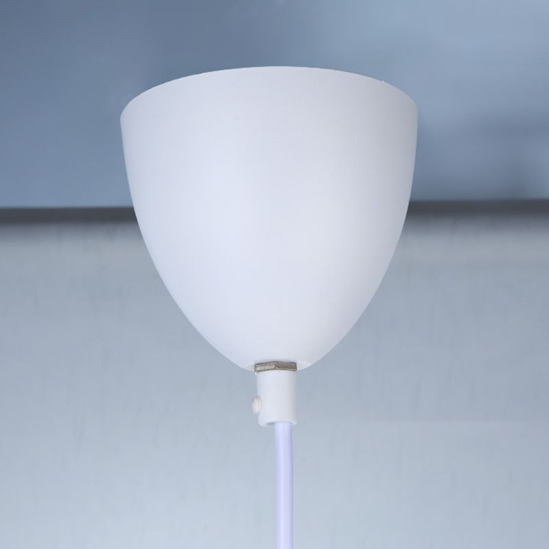 1 niveaux concentriques en couches légères lampe à pension nordique lampe suspendue en métal pour salle à manger