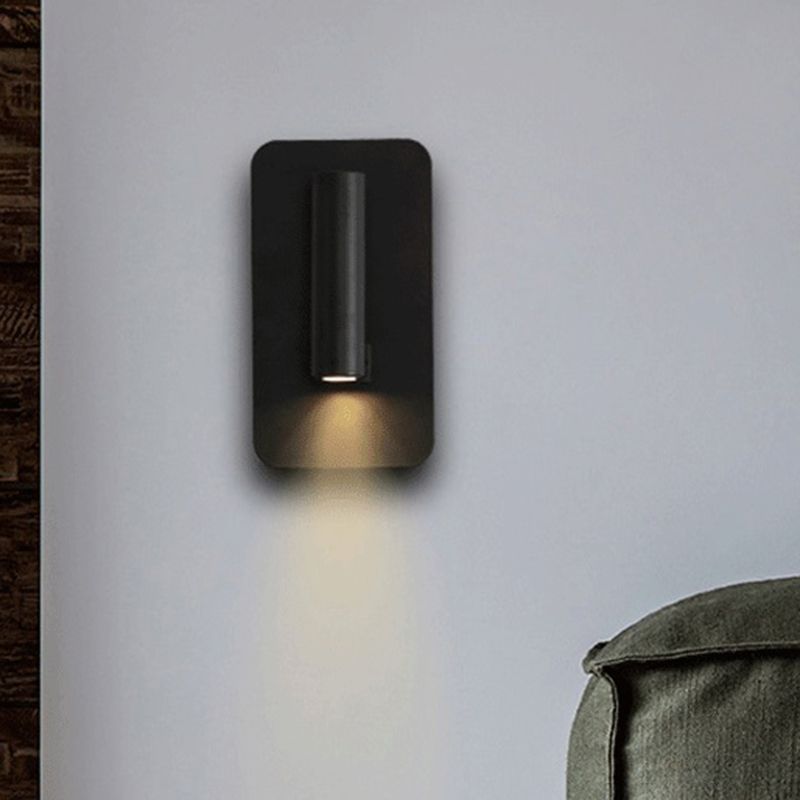 Modern Style Wall Mount Light 2 Lights LED Wall Light with Acrylic Shade for Bedside
