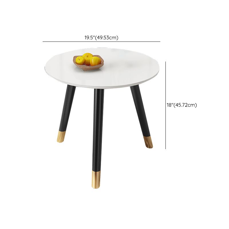 Contemporary Coffee Table Set No Distressing 3 Legs Wood Coffee Table