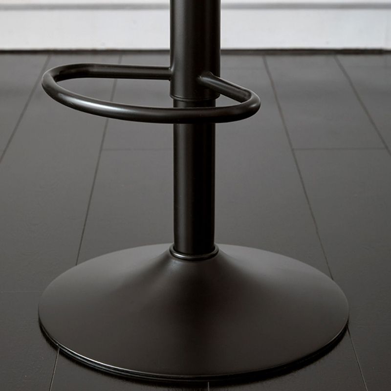 Low Back Dining Stools Adjustable Height Bar Stools with Cushion