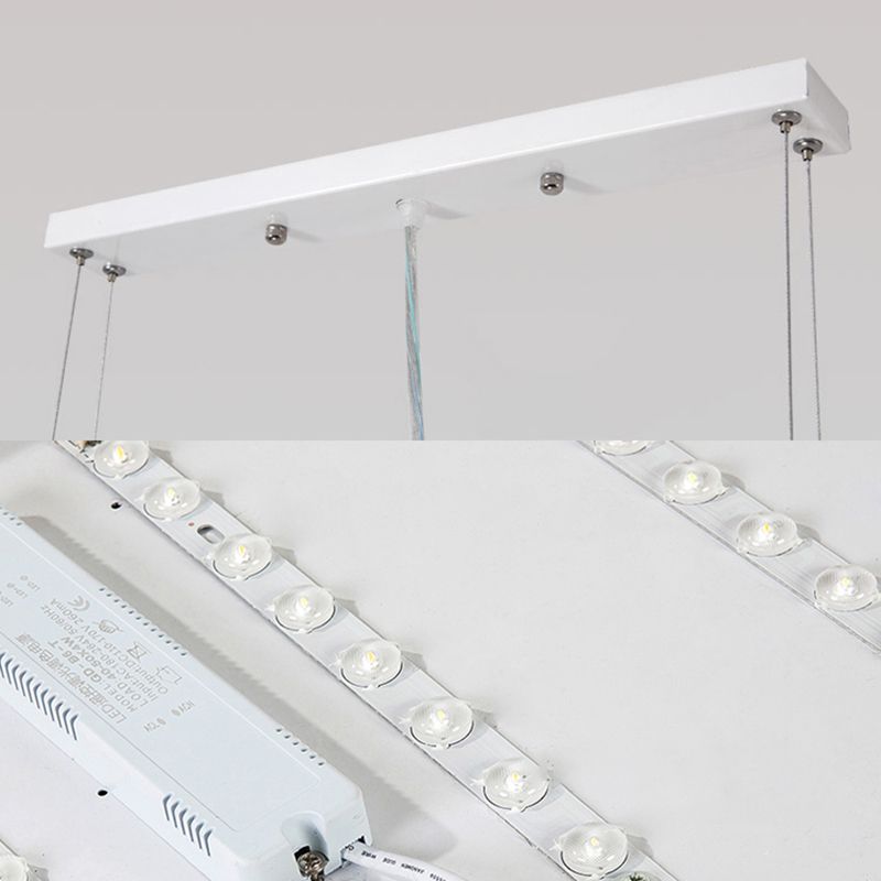 23.5 "/31.5" /35.5 "de ancho lineal de techo lineal de ancho LED moderno Luce colgante de luz en luz cálida/blanca/natural