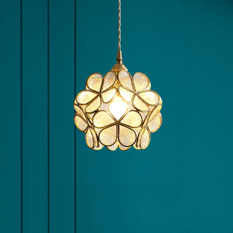Post Modern 1 - Light Wall Sconce Solid Brass and Glass Wall Lighting Fixture in Gold